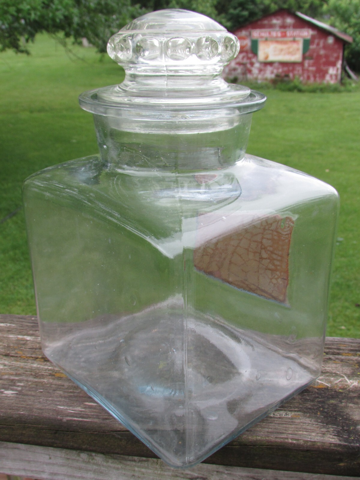 FOLEY CATHARTIC TABLETS – Label UNDER Glass LUG Drugstore COUNTERTOP Jar – MINT