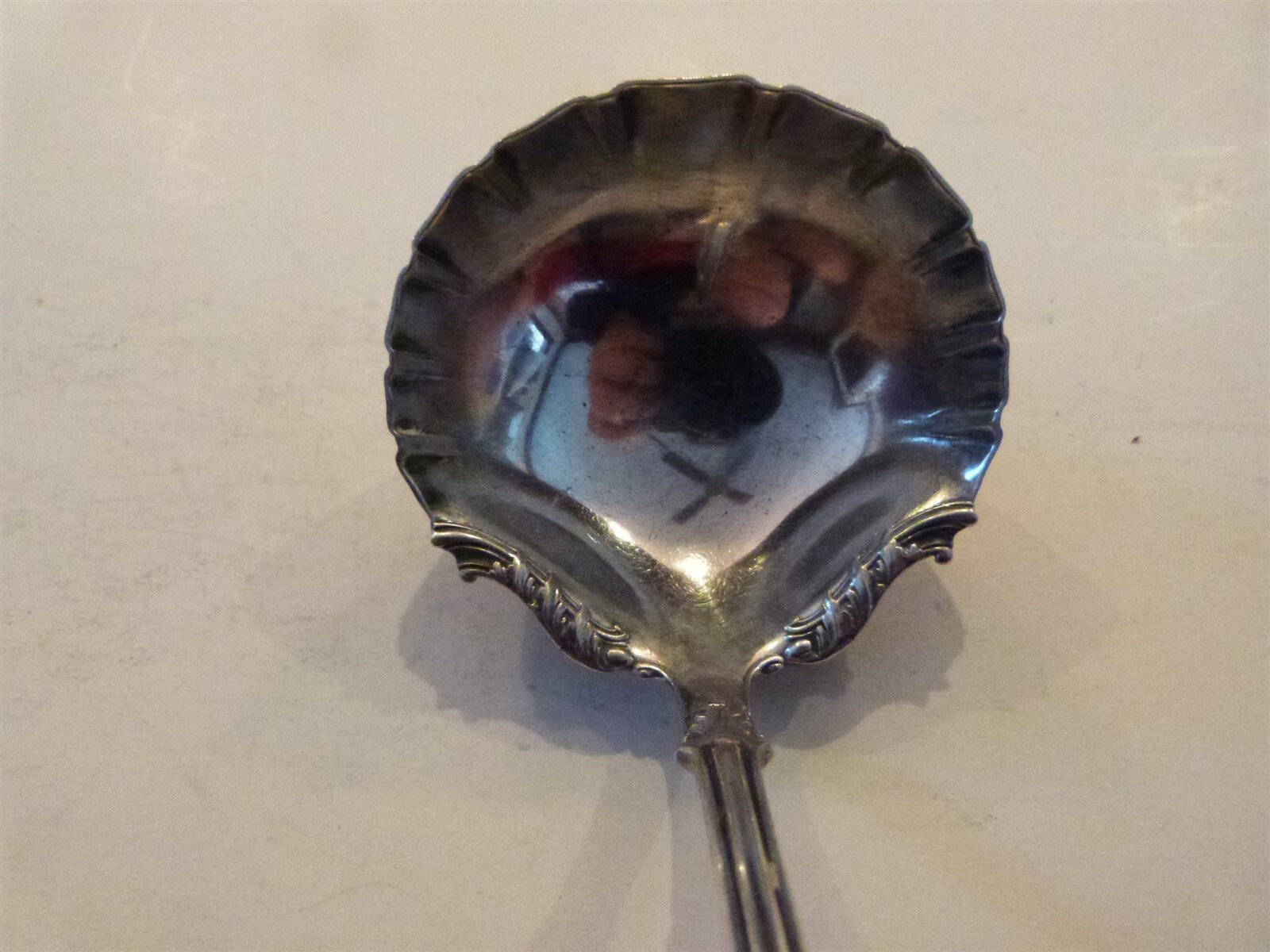 VINTAGE Large Silverplate Serving Ladle 1896 Raphael Rogers Hamilton 9″