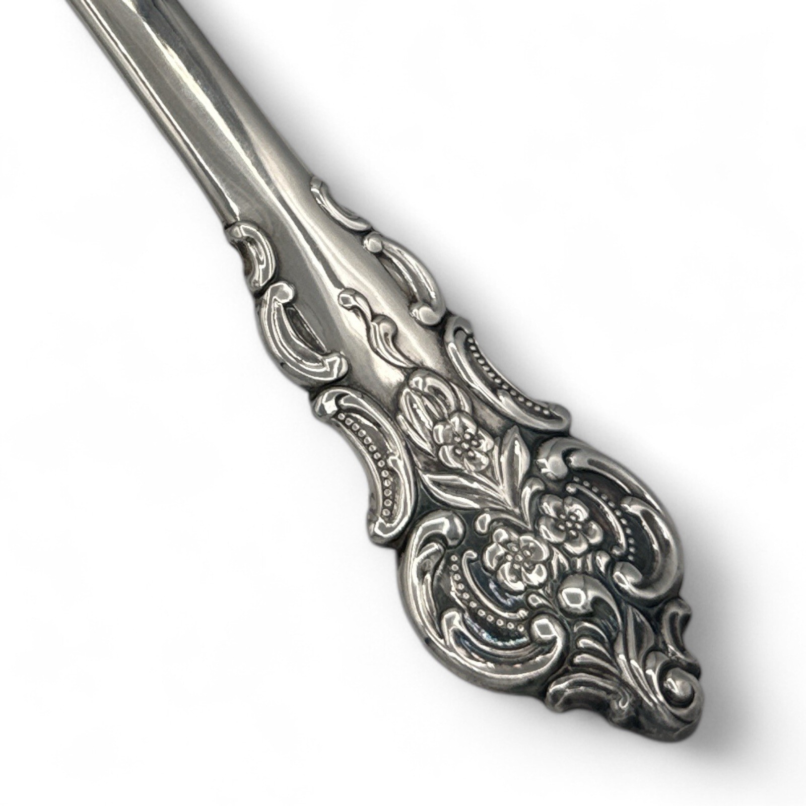 Wallace Baroque Silverplate Double Spout Punch Ladle No Monograms