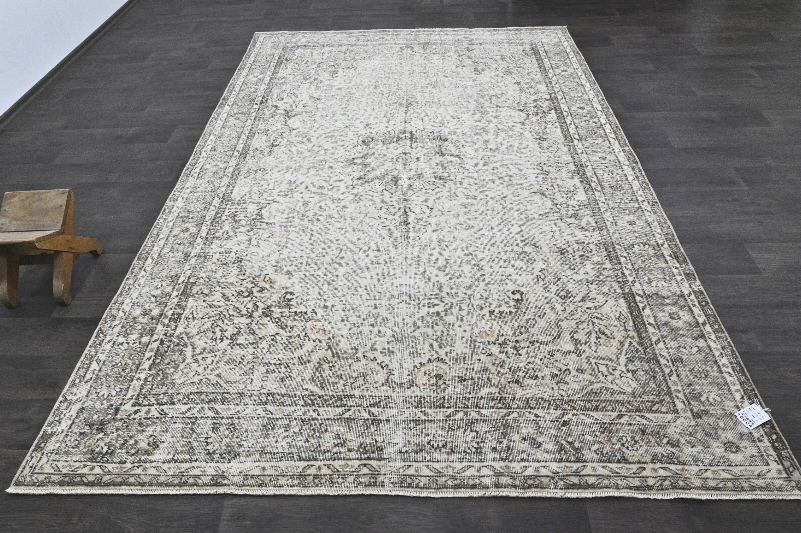 Oushak Turkish Vintage Rug 7×10 Kilim Rug Anatolian Handmade Boho Decor BEIGE
