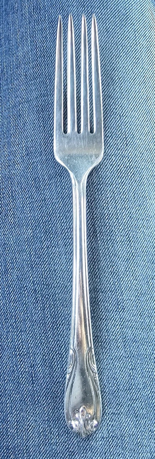 Old Wallace Silver Platted Fork Sonata Pattern 7-5/8in Ca. 1947 Replacement