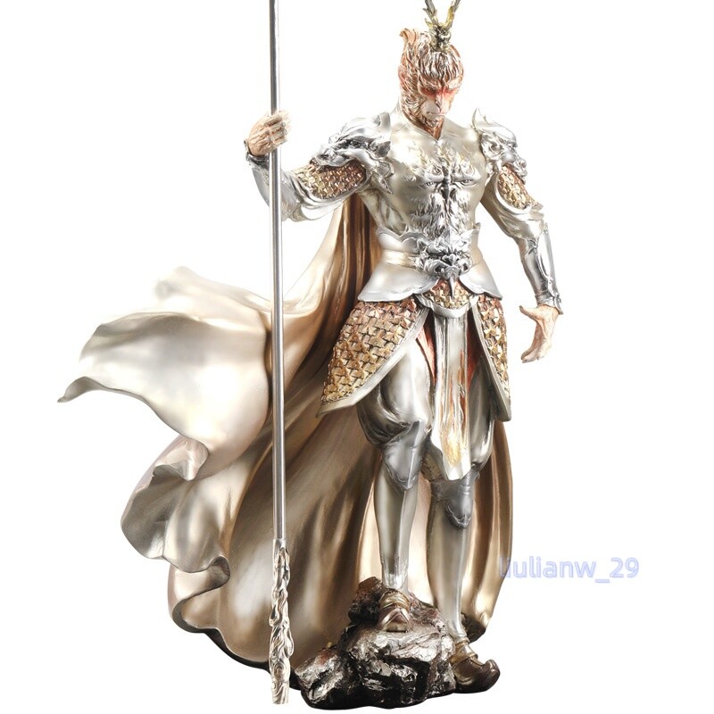 US! Monkey King Sun Wukong Statue Journey to The West Statue Ornament Gift New