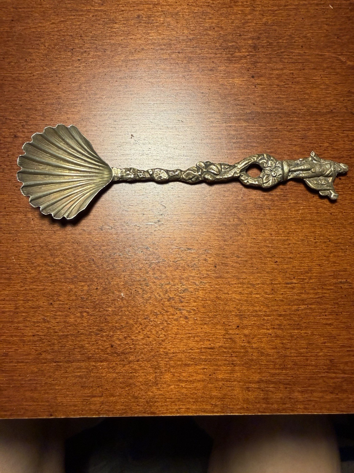 Antique Decorative Hand Forged Spoon Circa 1880-1910