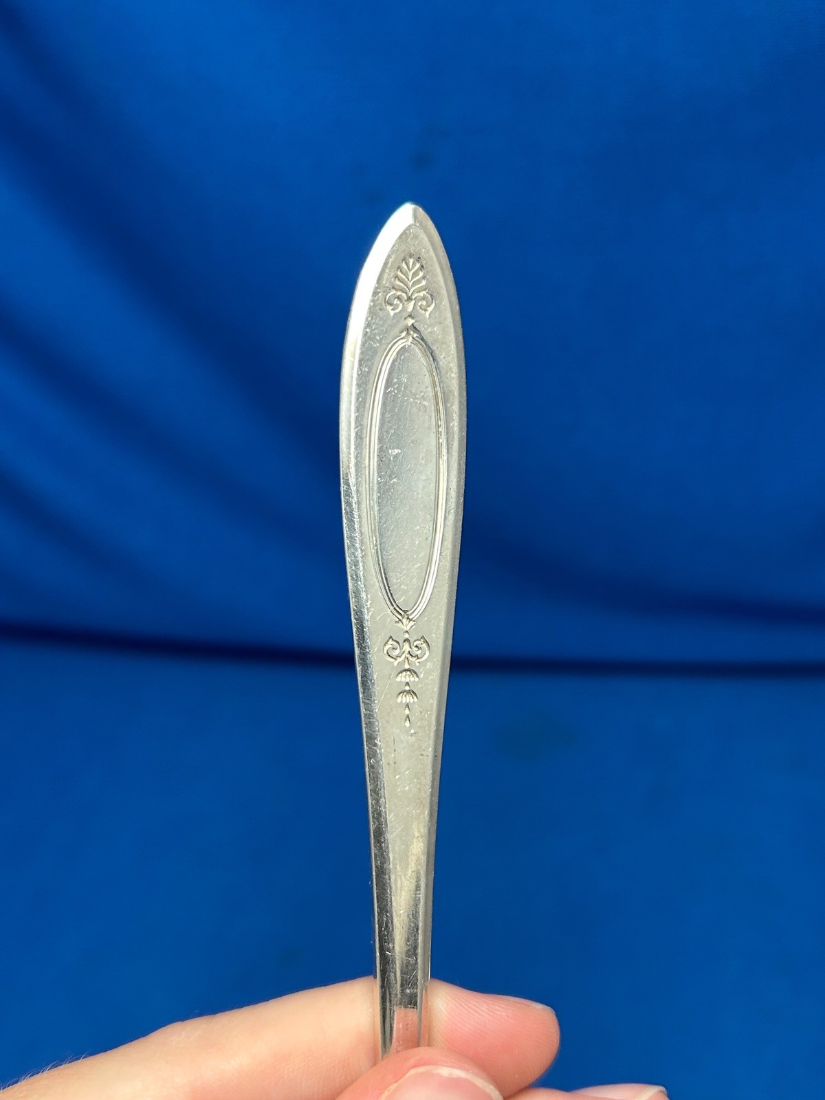 COMMUNITY/ ONEIDA, ADAM- ANTIQUE SILVER PLATE SET OF 5 TABLESPOONS, 5 TEASPOONS