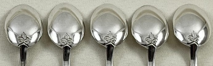 Robbe & Berking Ostfriesen R&B 90 Silverplate Demitasse Spoons 5 Germany 4.25″