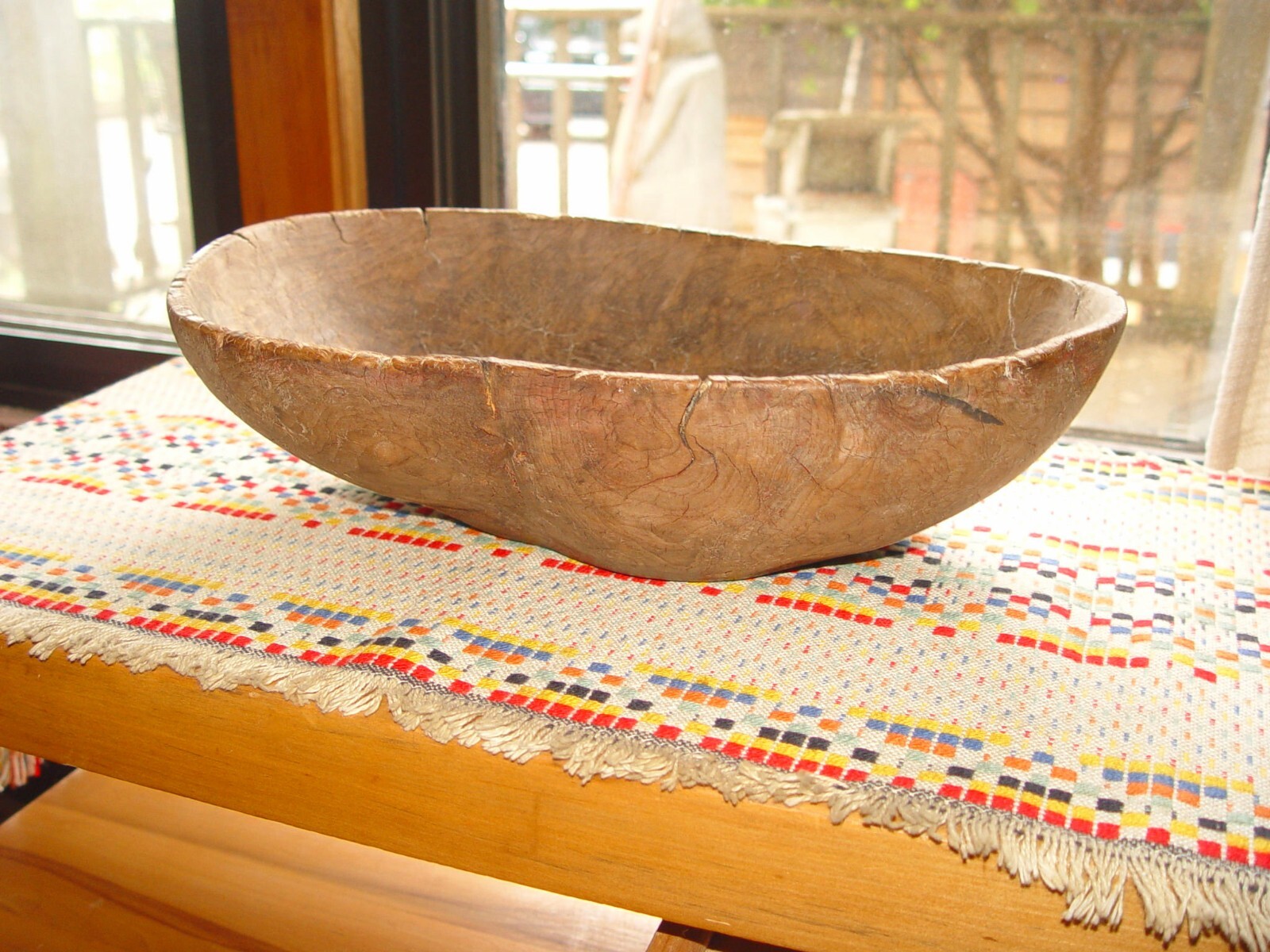 18th Century Dated Swedish Walnut Root Burl Bowl – Irregular Shape