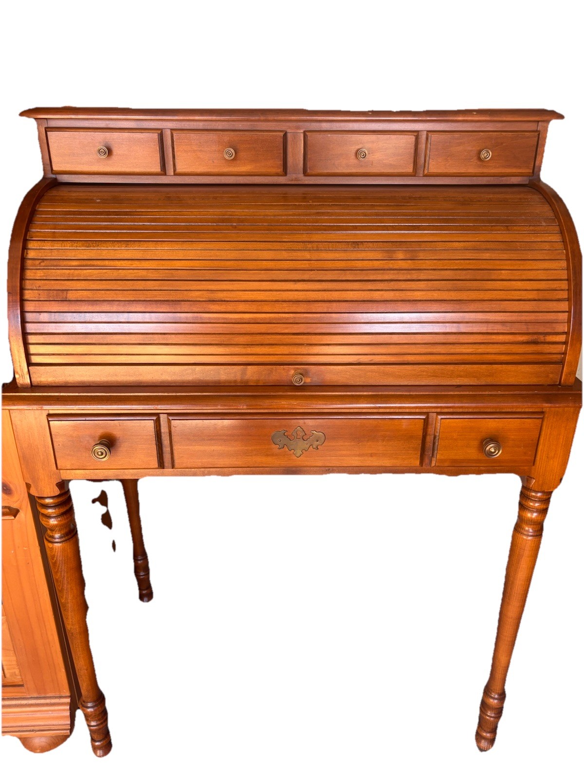 Tell City Chair Co. Young Republic roll top desk.