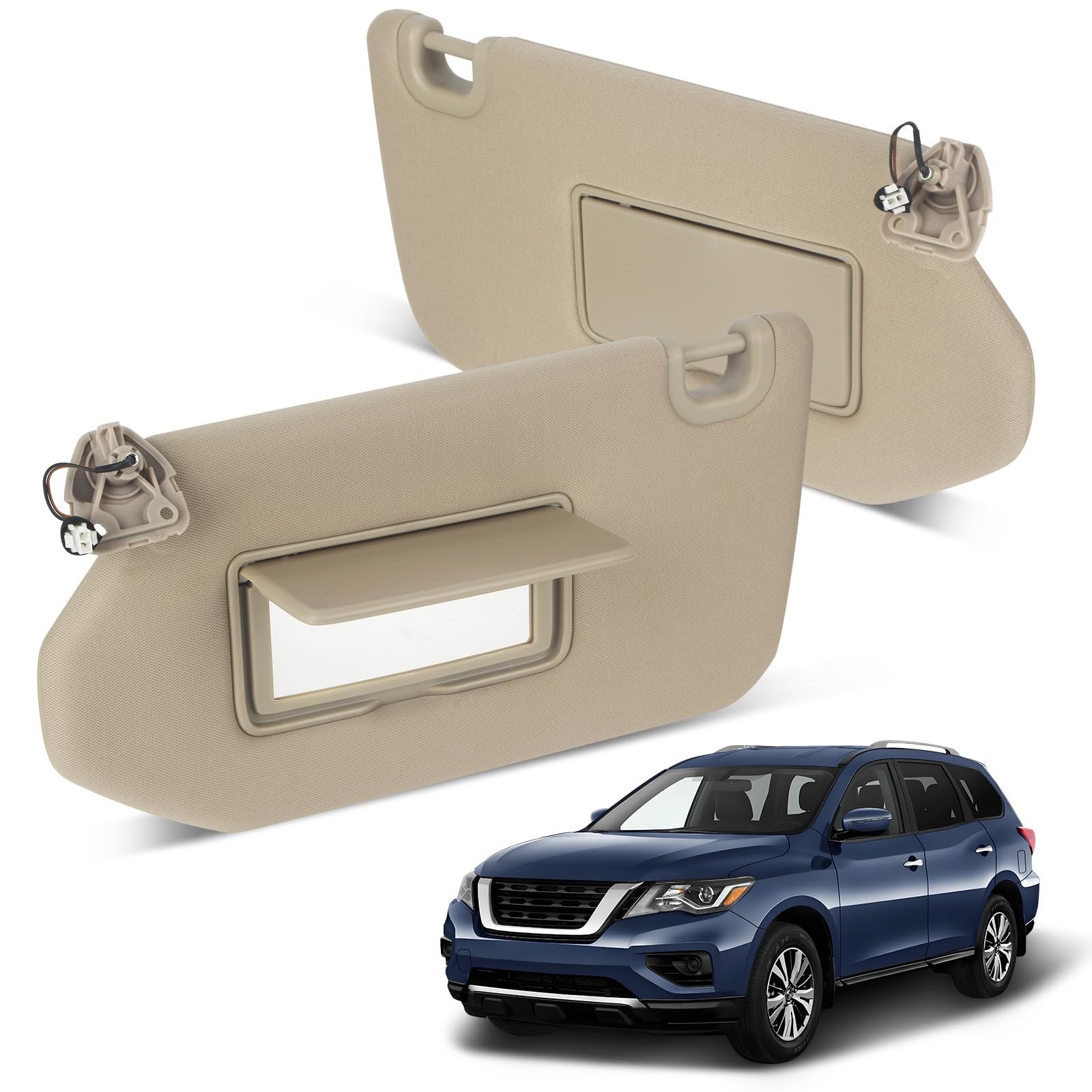 ItranMc Sun Visor Driver&Passenger Side for 2013-2018 Nissan Pathfinder, 2014…