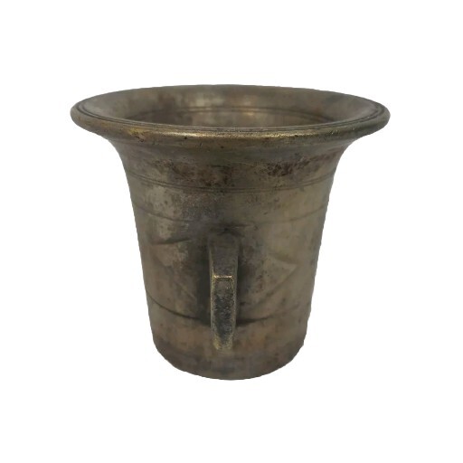 GENUINE AUTHENTIC ANTIQUE 17/18TH CENTURY BRONZE MORTAR PHARMACY APOTHECARY