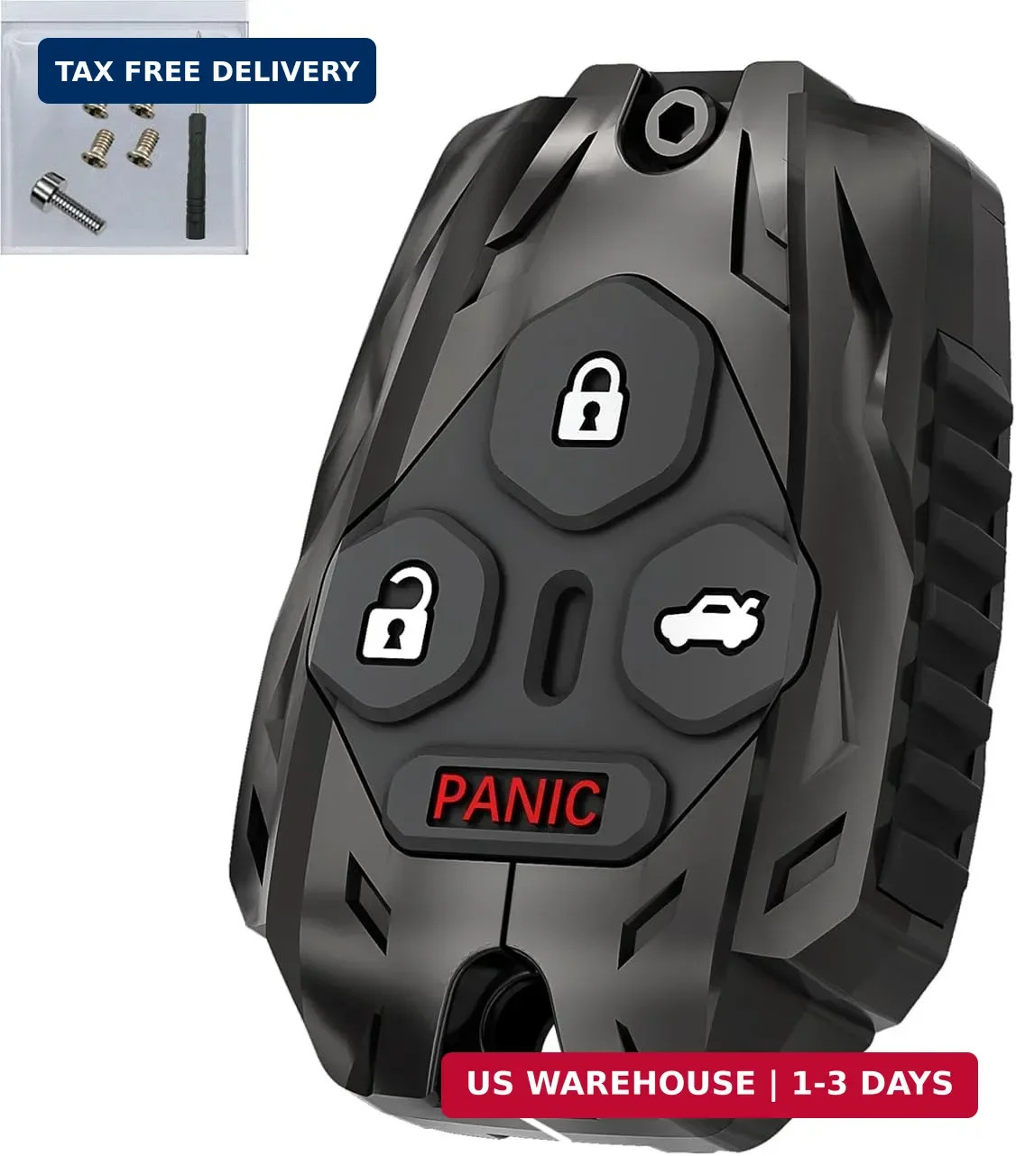 No Cutting Required – Upgraded Key Fob Shell Case for Honda Accord 2003-2012 / C