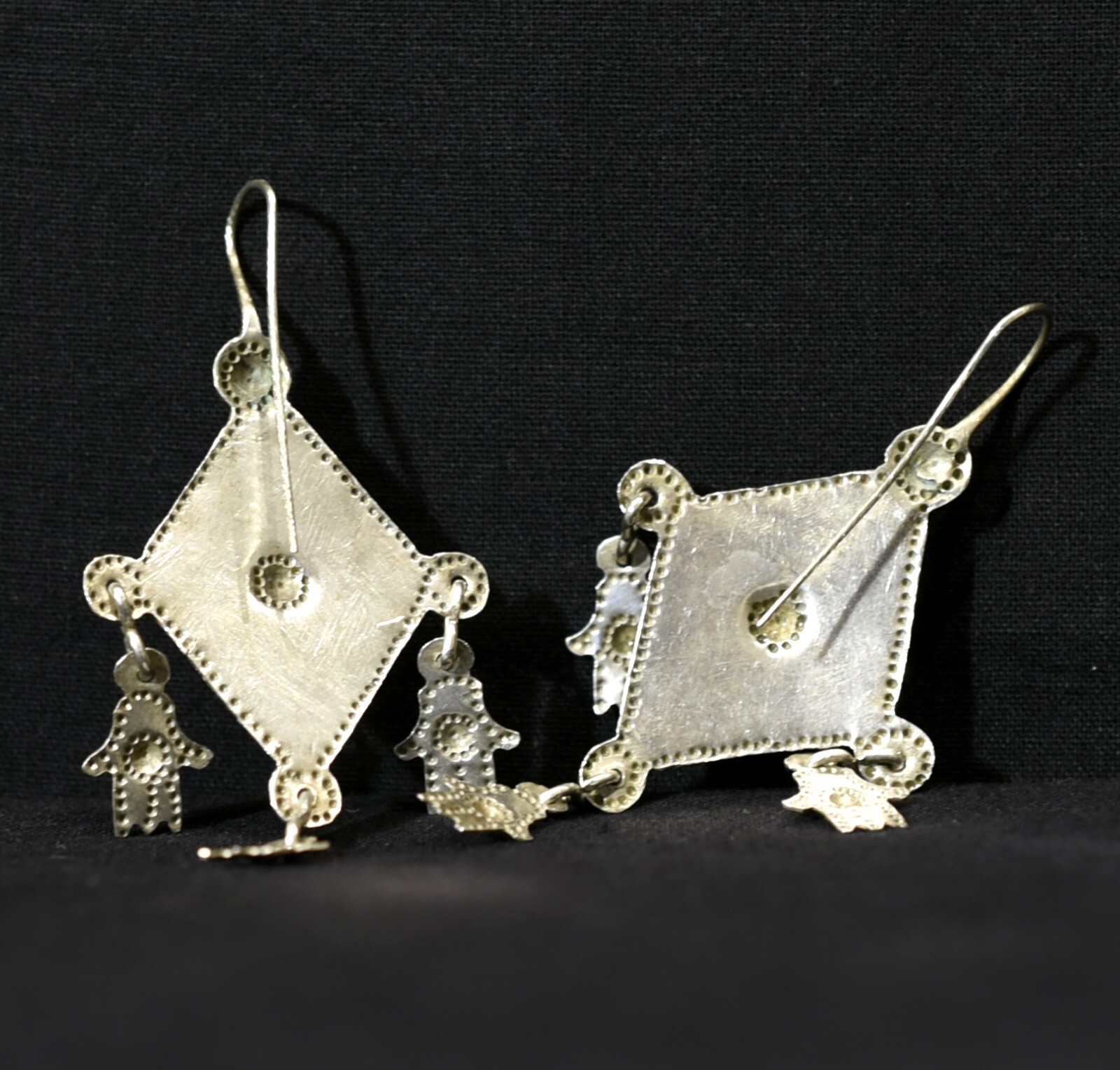 Old Berber Earrings – Hands of Fatima – South Morocco