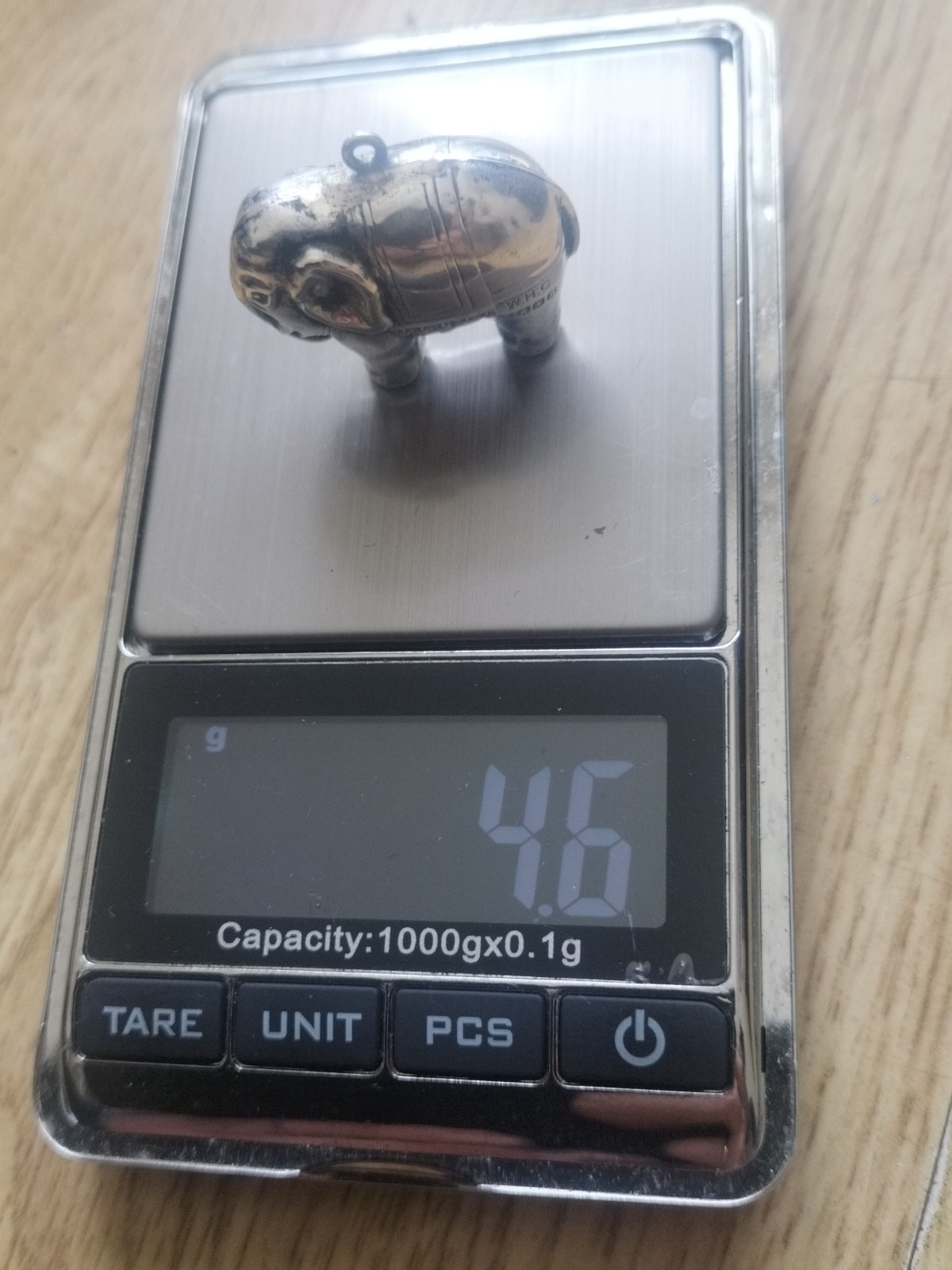 Small Silver Charm Or Pendant Dated 1929