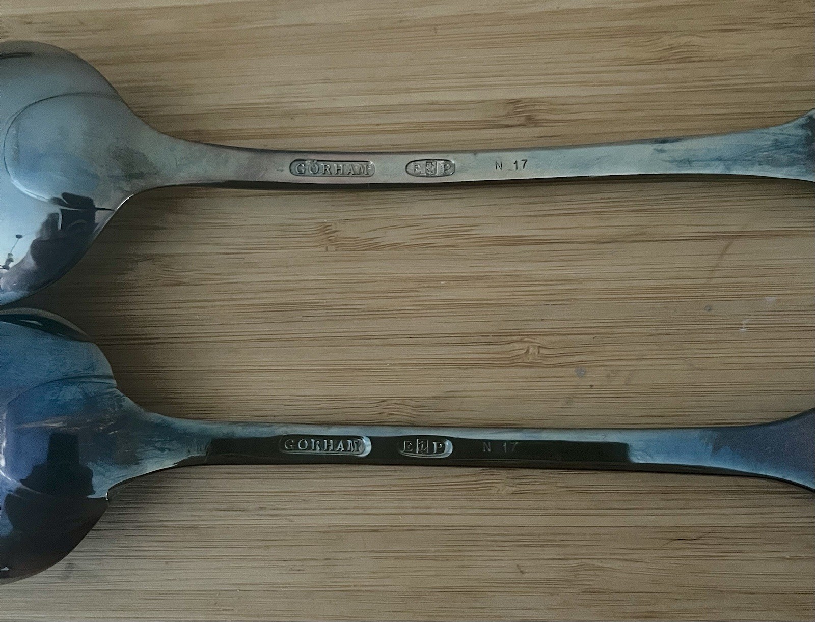 GORHAM GENERAL DE ROCHAMBEAU SILVERPLATE DRESSING/SALAD SERVING FORK & SPOON SET
