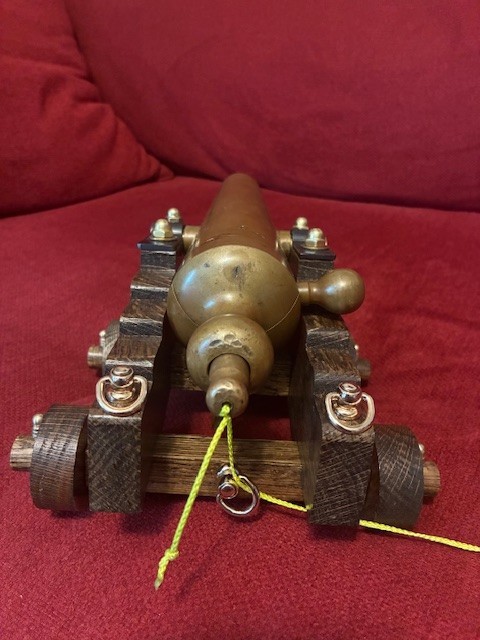 Antique Bronze Yacht Signal Cannon By R H Brown 10GA,Prior to Winchester