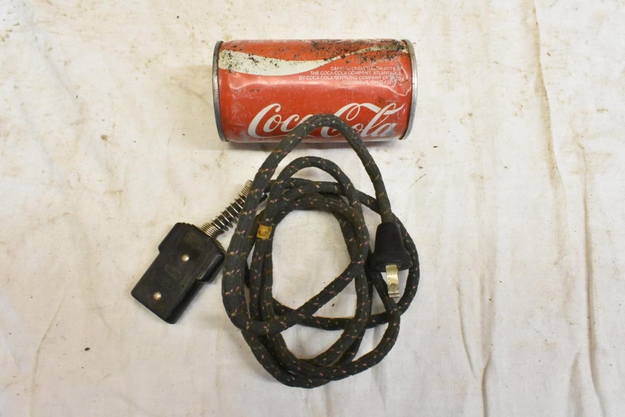 Nice Vintage Belden Cloth Electric Appliance Cord Great Restoration Part 72″
