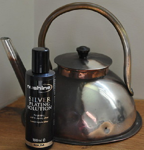 NUSHINE SILVER PLATING SOLUTION 100MLS – PLATE YOUR METALS WITH REAL SILVER