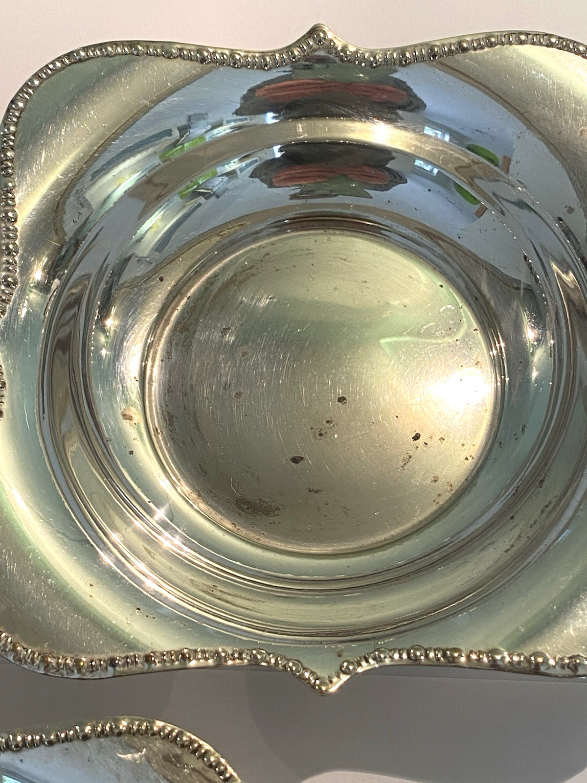 Three Antique / Vintage Dorchester Silver Plated Bon Bon / Trinket Dishes 14cm