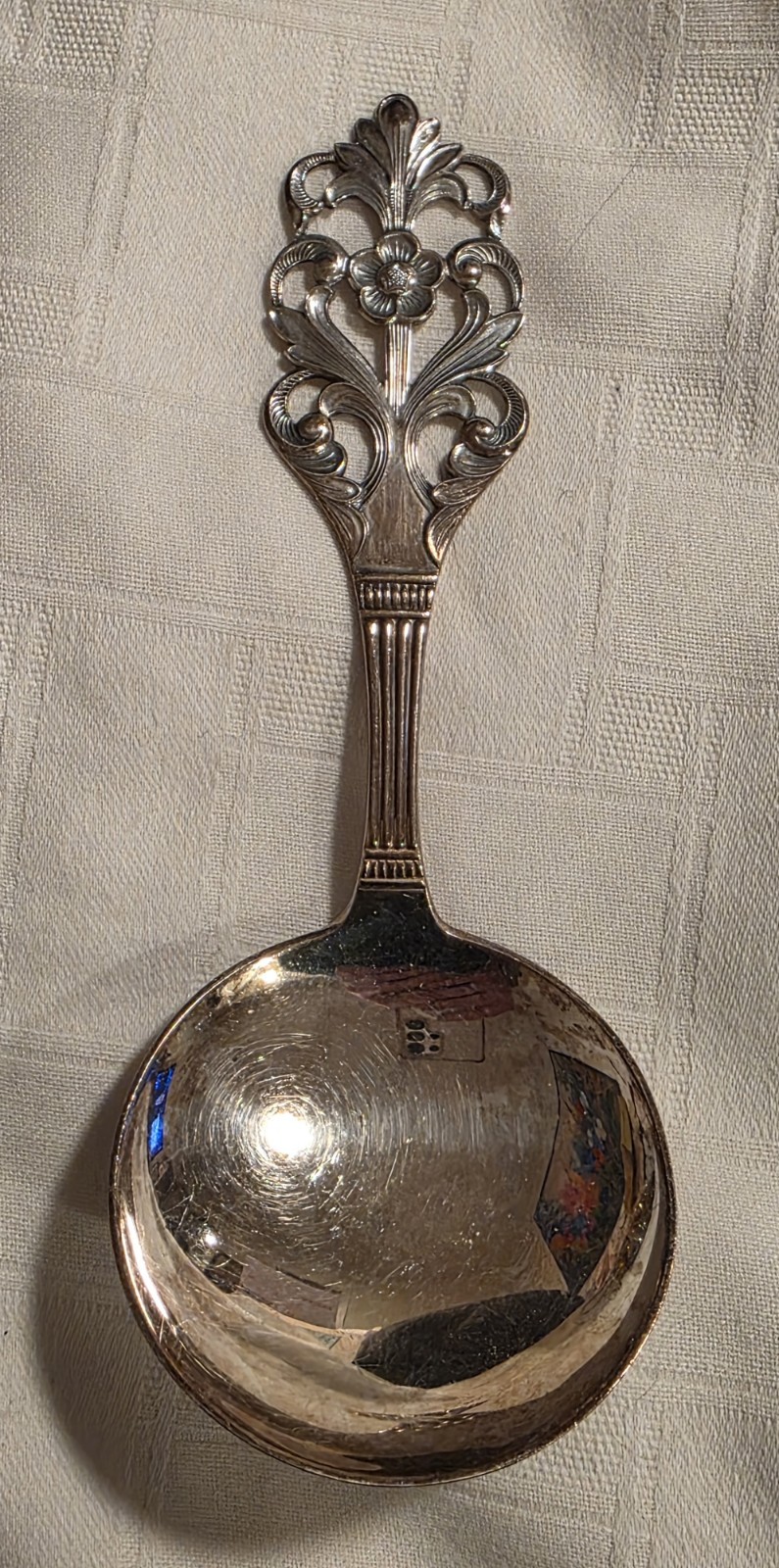 Viking Rose by Th. Marthinsen Norwegian Sterling Silver Berry Preserve Spoon 50G