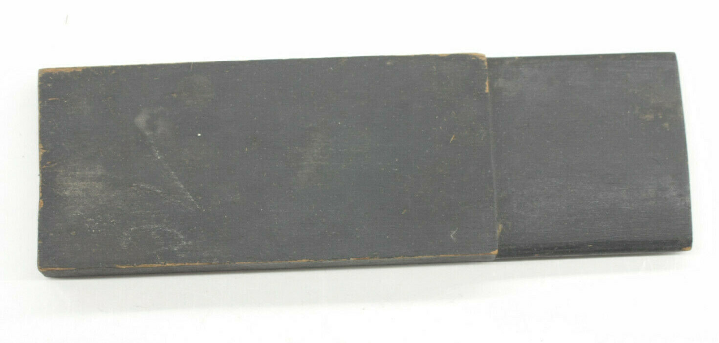 Antique Lamson Industrial Foundry Wood ~8 1/4″ Wedge Machine Mold Pattern M85