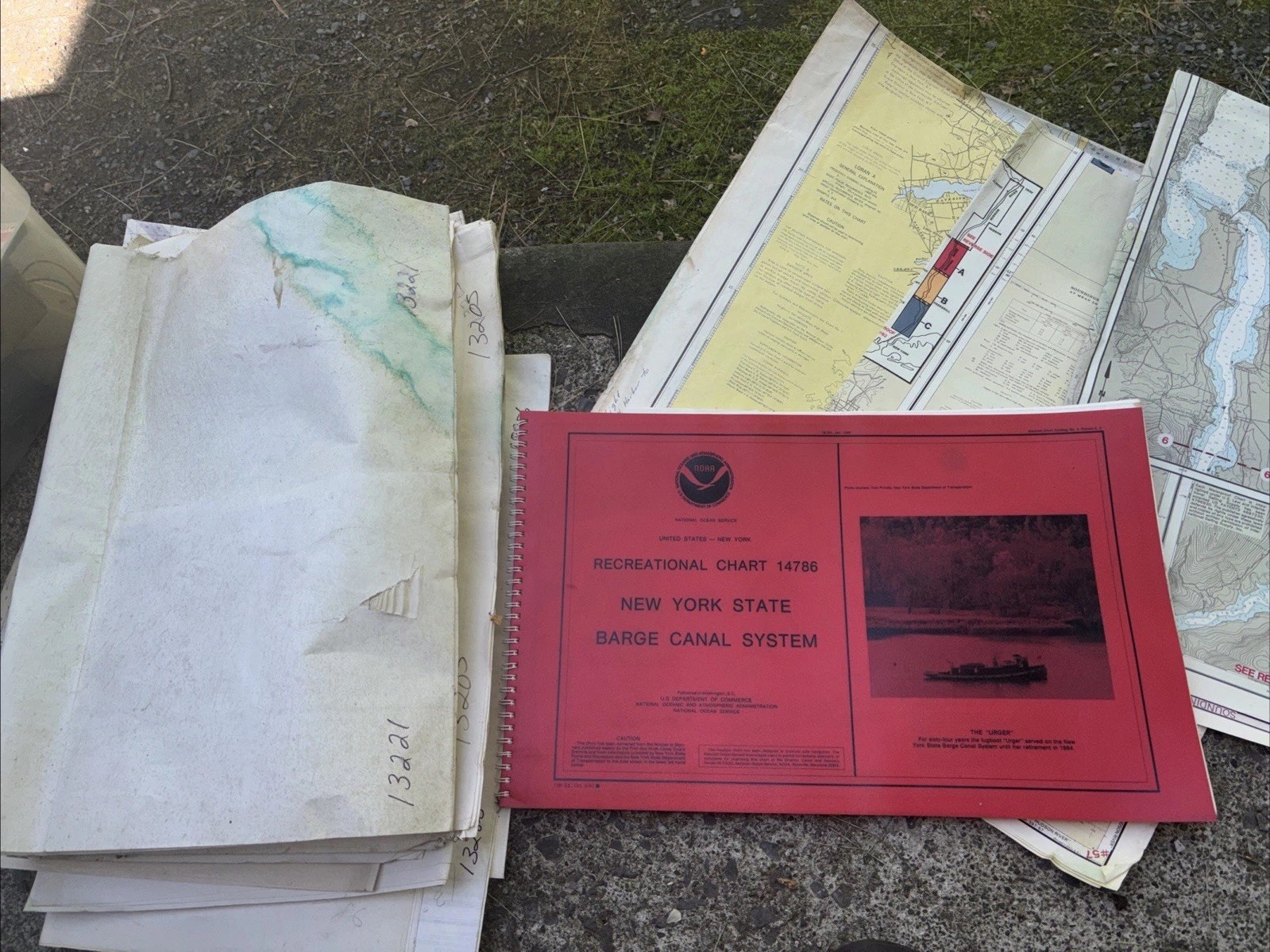 VTG 1970s 1980s NOAA Nautical Charts Northeast USA Lot Of 25