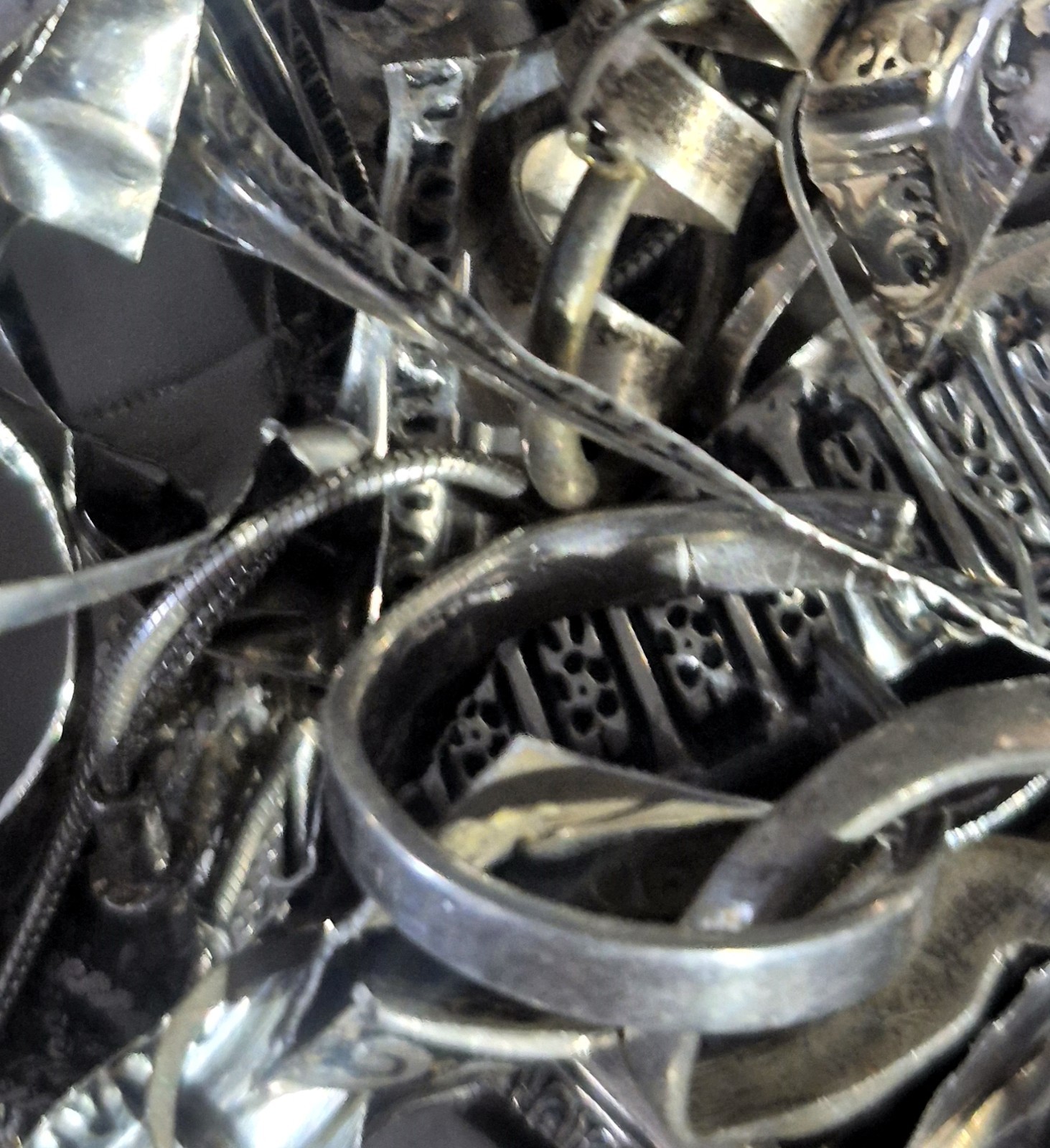 ONE OUNCE OR 31.1 GRAMS CLEAN SCRAP STERLING SILVER CUTTINGS