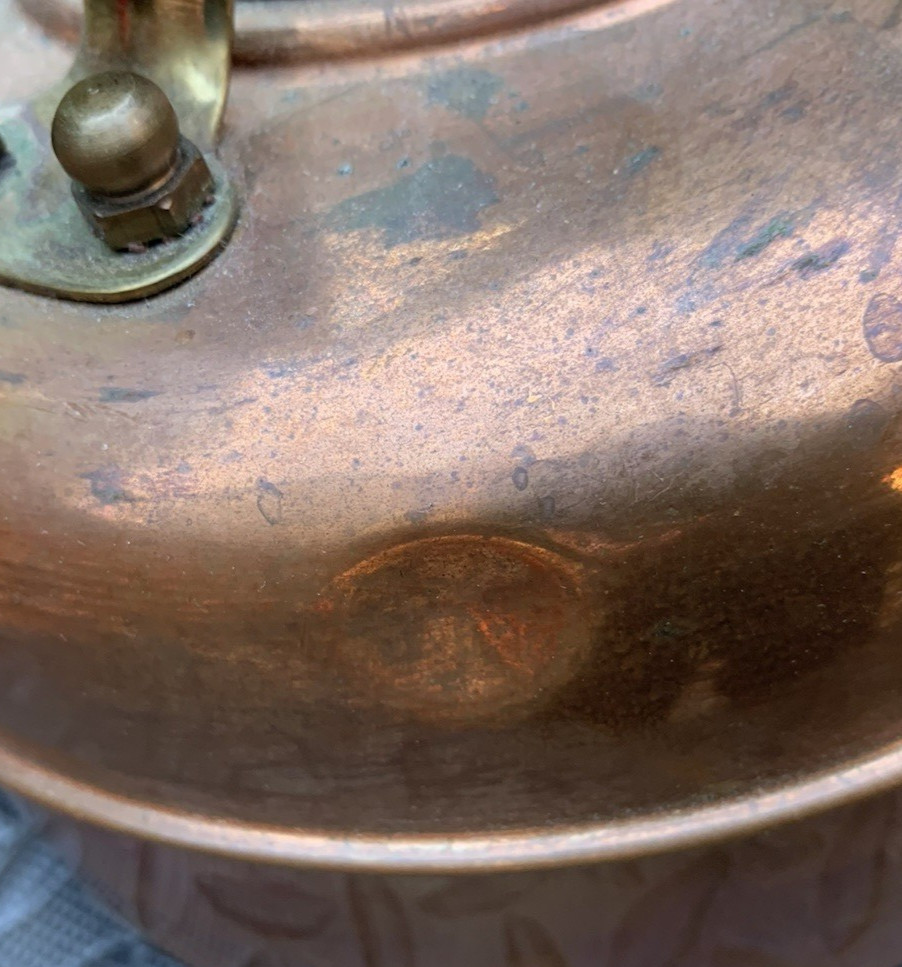 Antique Simplex Copper & Wood Stove Top Kettle – Vintage Copper Tea Kettle