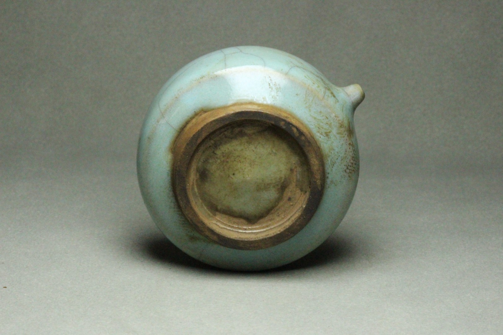 Chinese AntiqueJun ware “Wan” Ink Drop Water Dropper Porcelain