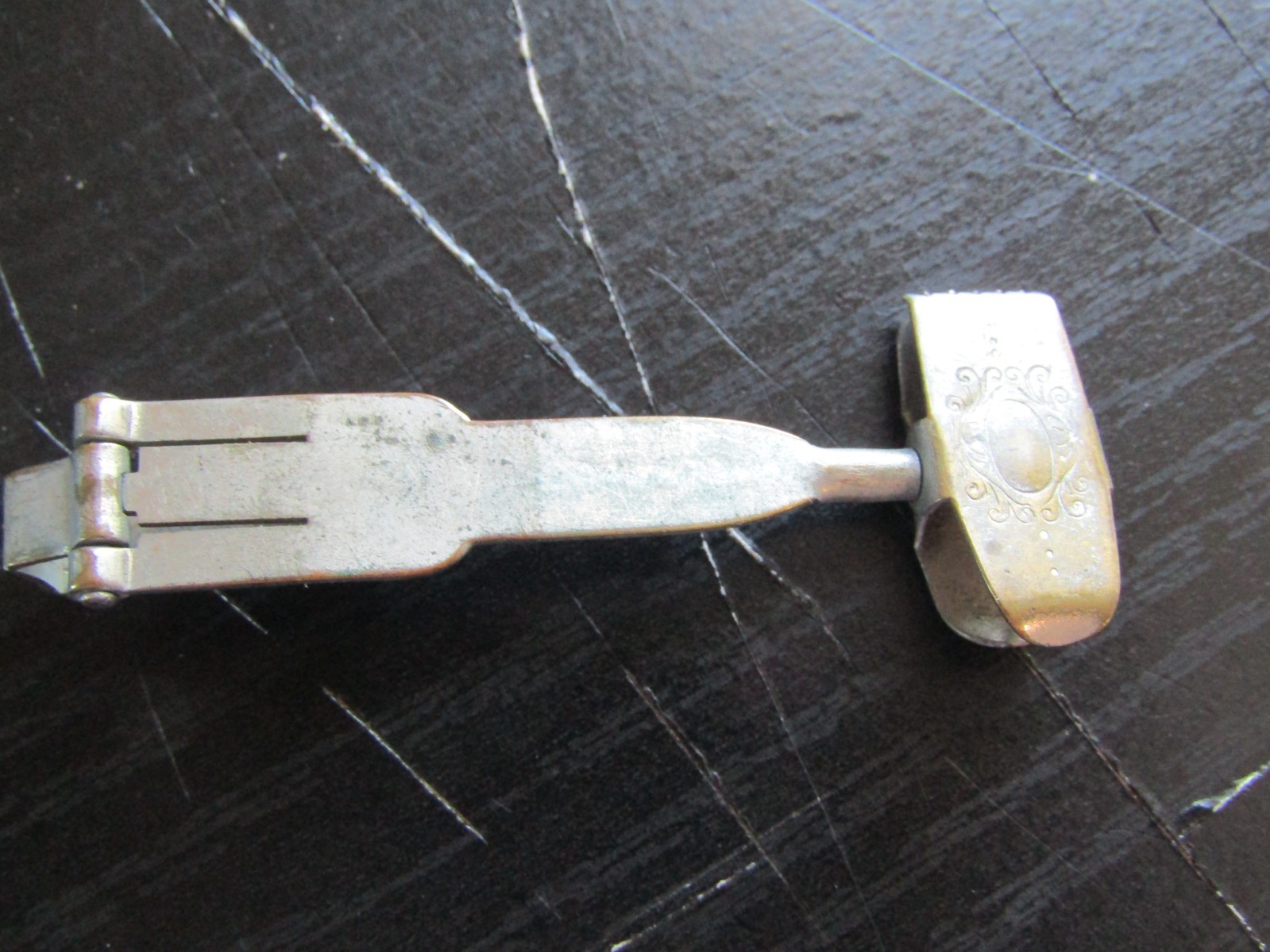 Antique Wizard Card Clip for Gamblers & Magician’s Pat. Feb. 5, 1889