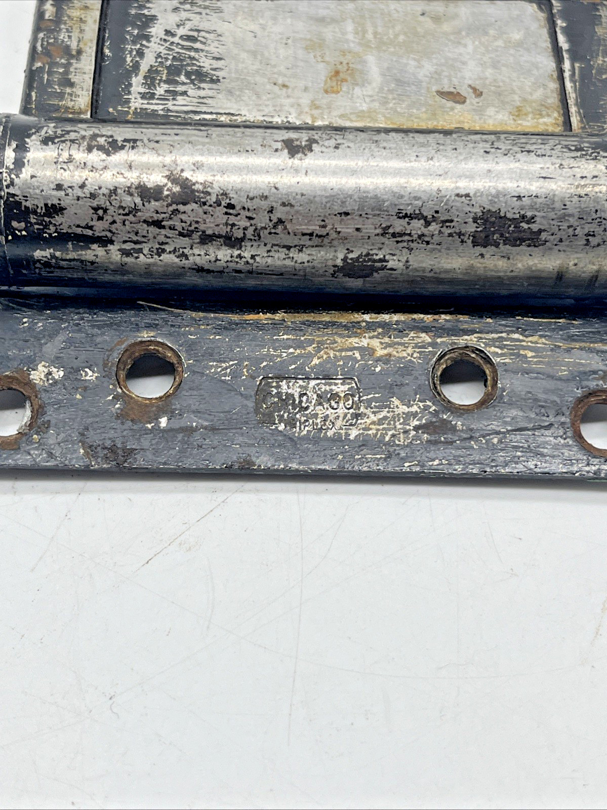 Lot of 4 Vintage Chicago Triplex & Steelcraft Japan Heavy Duty Hinges As Found