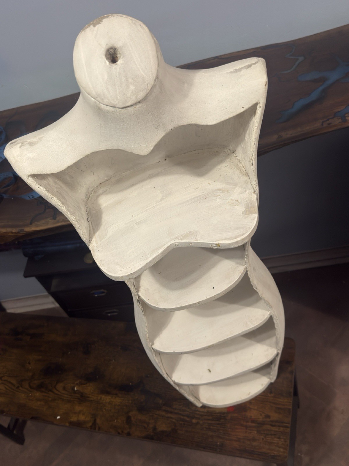 Vintage Mannequin Shelf