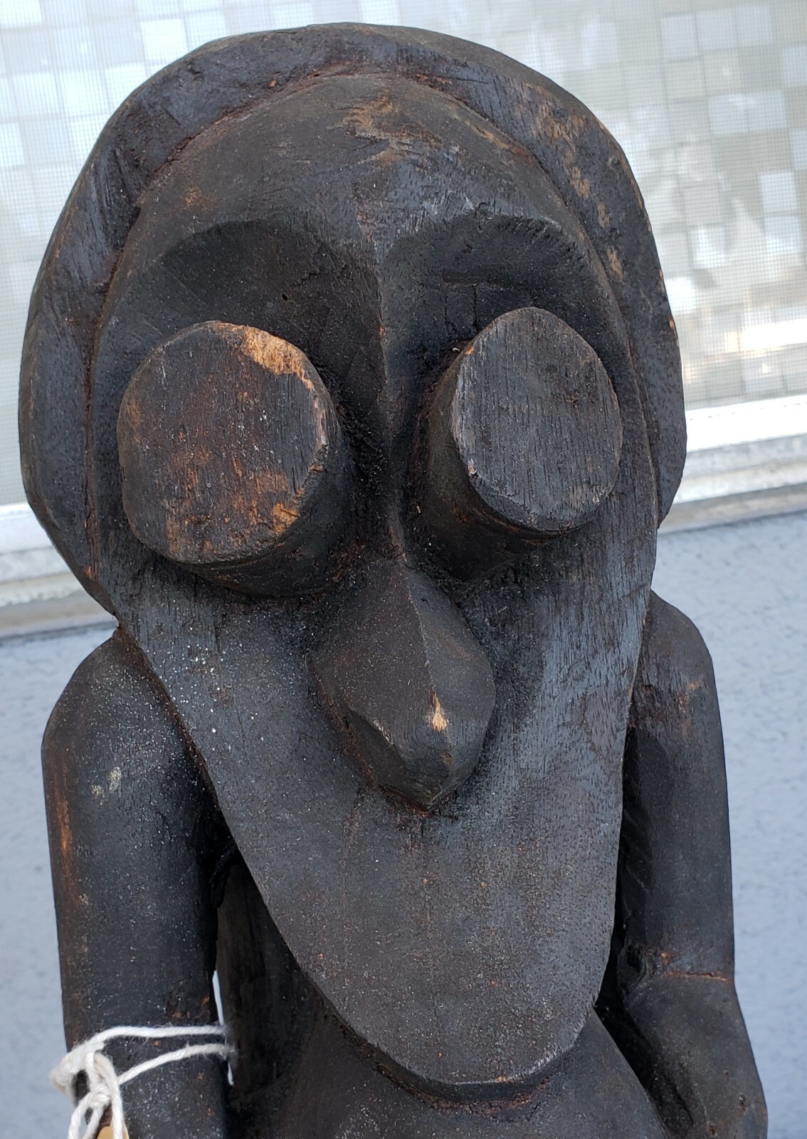 Vintage Vanuatu Carved Tiki Sculpture Oceania