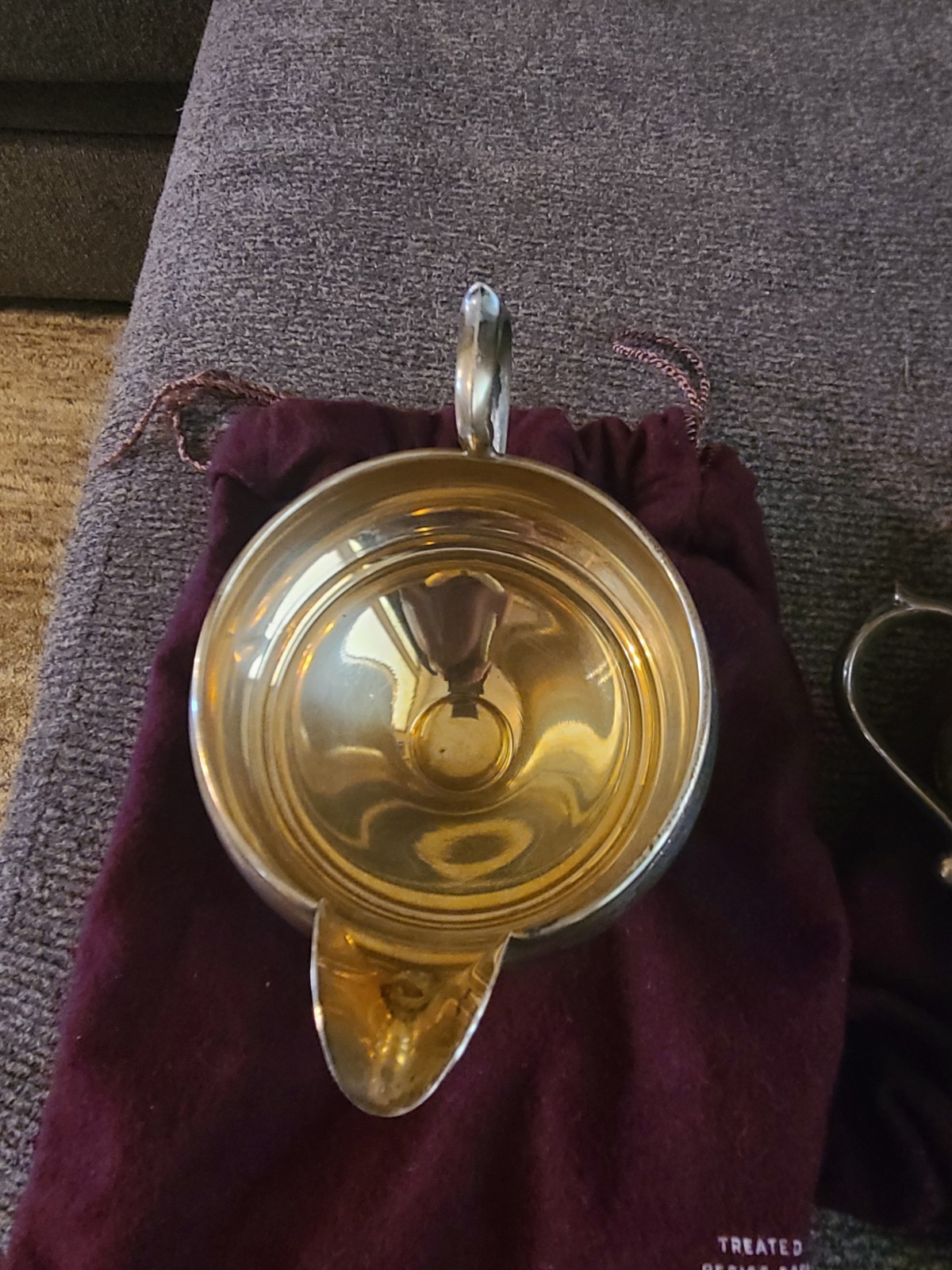 Antique Sterling Silver Cream & Sugar Set. FB Rogers Silver Co 1883. Boston. S6