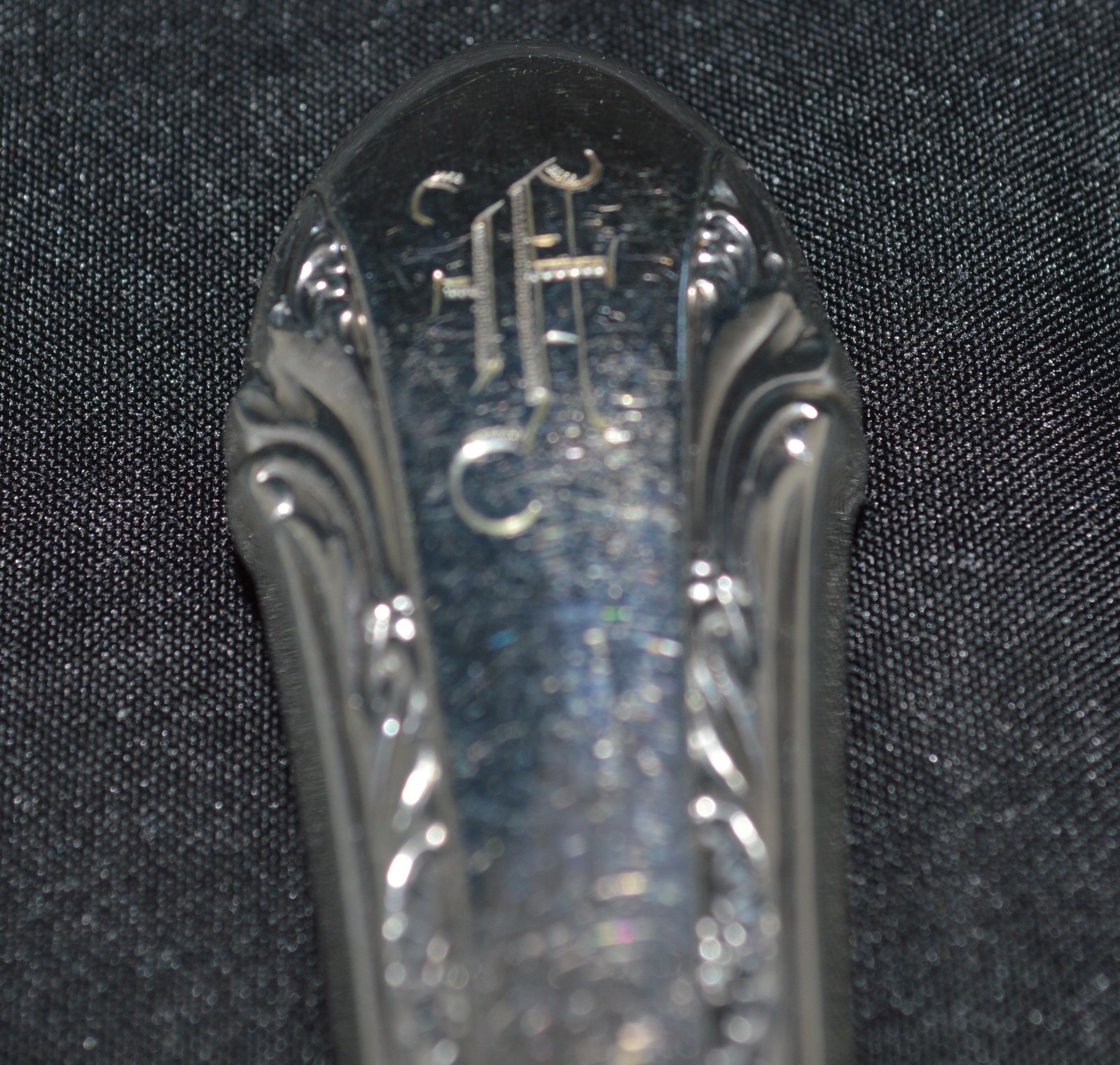 Rare Cake Server w Stainless Blade CHASED ROMANTIQUE (Sterling, 1933) By Alvin