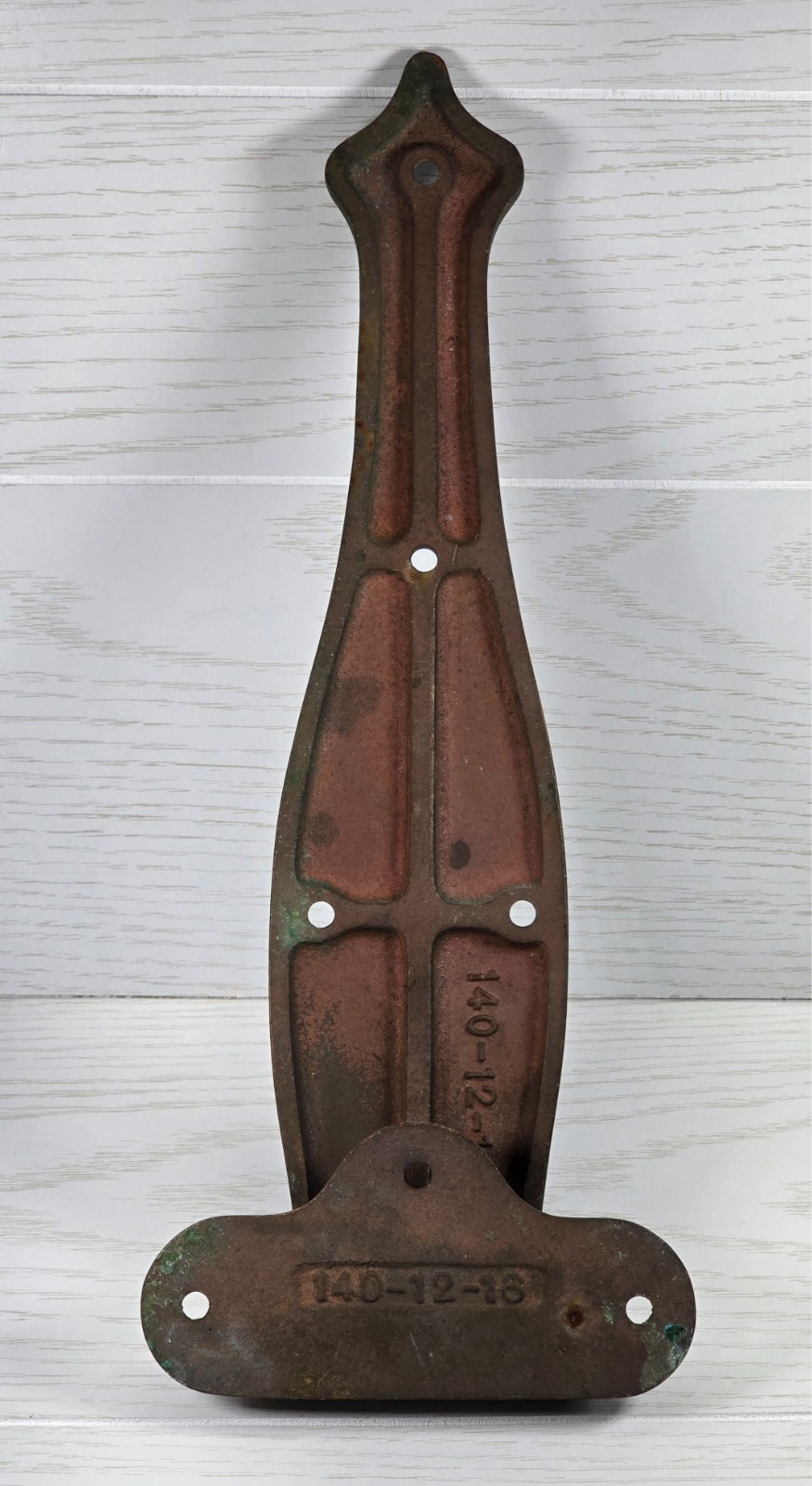 Ottenheimer Solid Brass Barn Door Strap Hinge 12″ Antique Hardware Baltimore USA