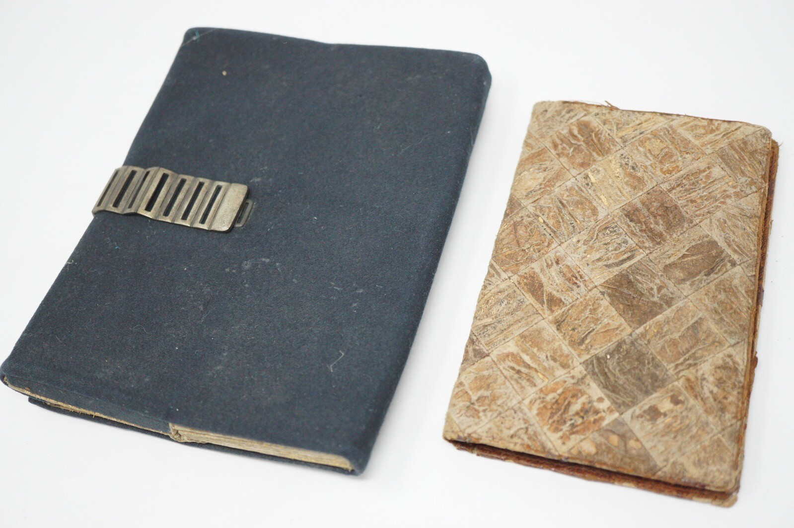 Japanese Fabric & Leather Pouch Set Original Wallets from Japan 0314E12