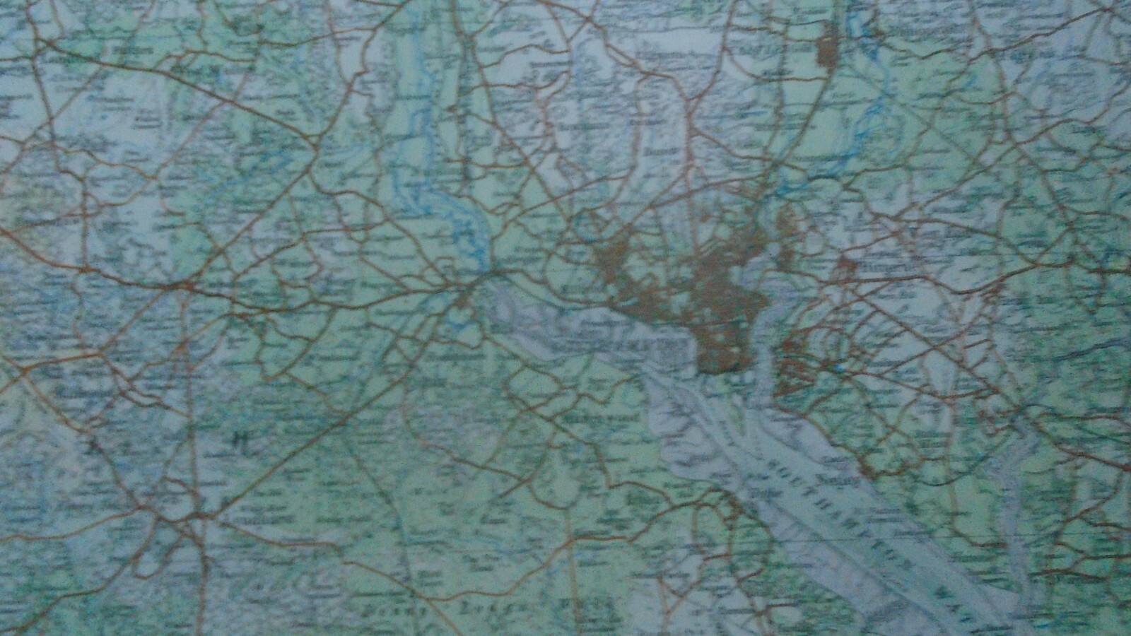 0.5″ 1911 OS Map Southampton Gosport Salisbury Ryde Shanklin Godshill Brownsea
