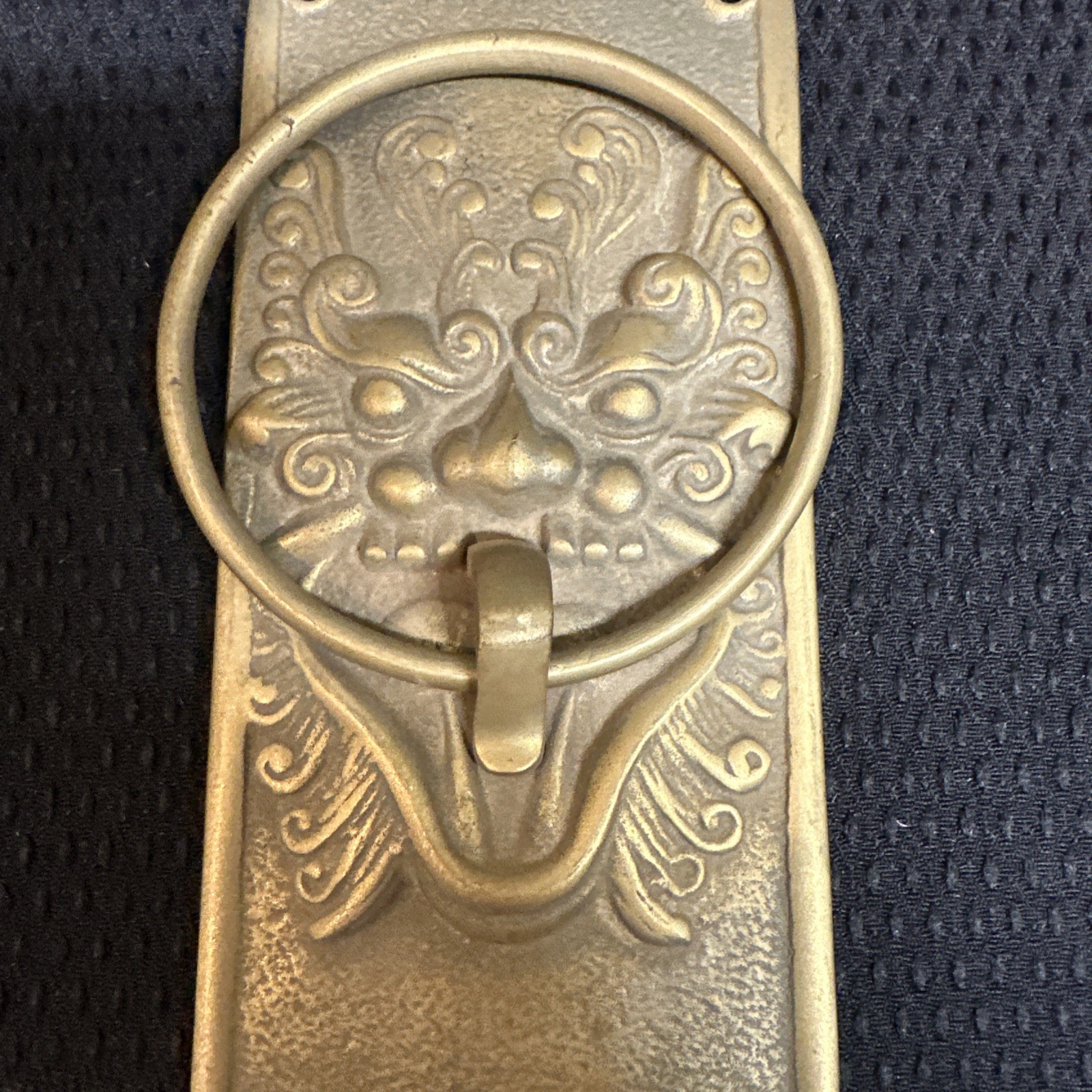 Door Knocker Pull Classic Dragon Motif Serpent Vintage Brass FREE SHIPPING