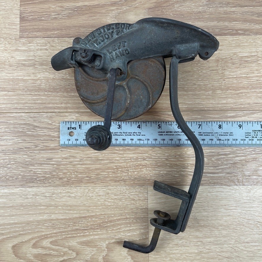 Antique Cast Iron Cherry Pitter New Standard Corp No 70 Table Clamp