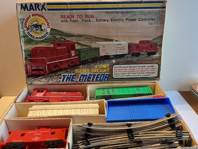 MARX “The Meteor” – Great American Railroads – 4 Unit Diesel Freight – Vintage!