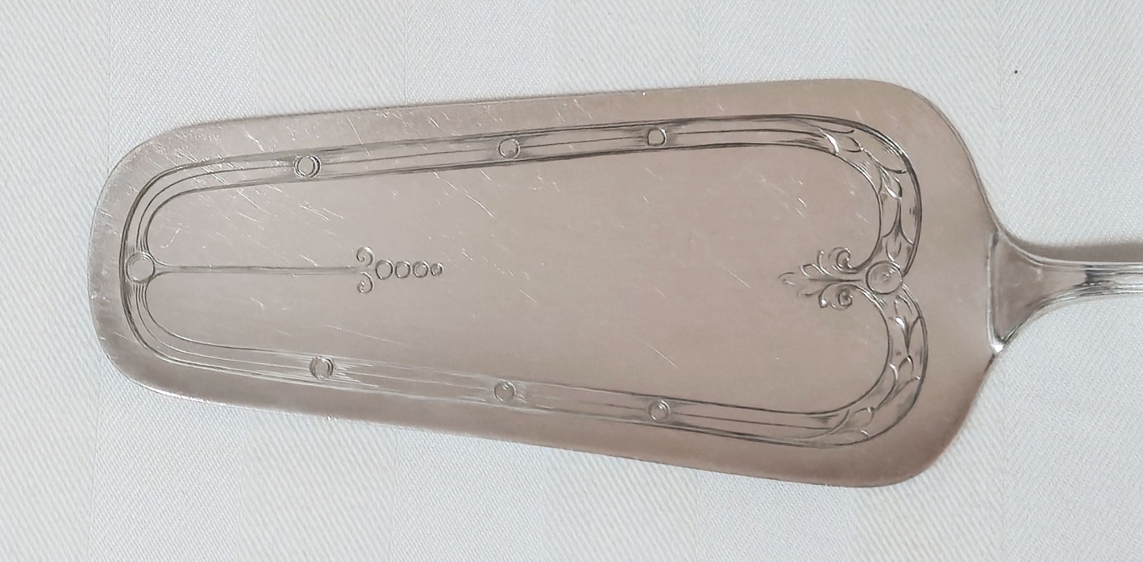 RARE! ANTIQUE 1910s1920s GRIMMINGER GERMAN 800 SILVER JUGENDSTIL CAKE SERVER EAC