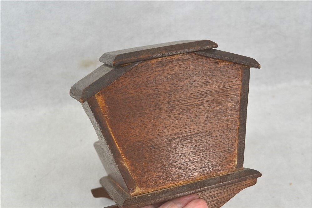 old bonnet cradle doll bed small 9 in. hand made natural pine antique replica