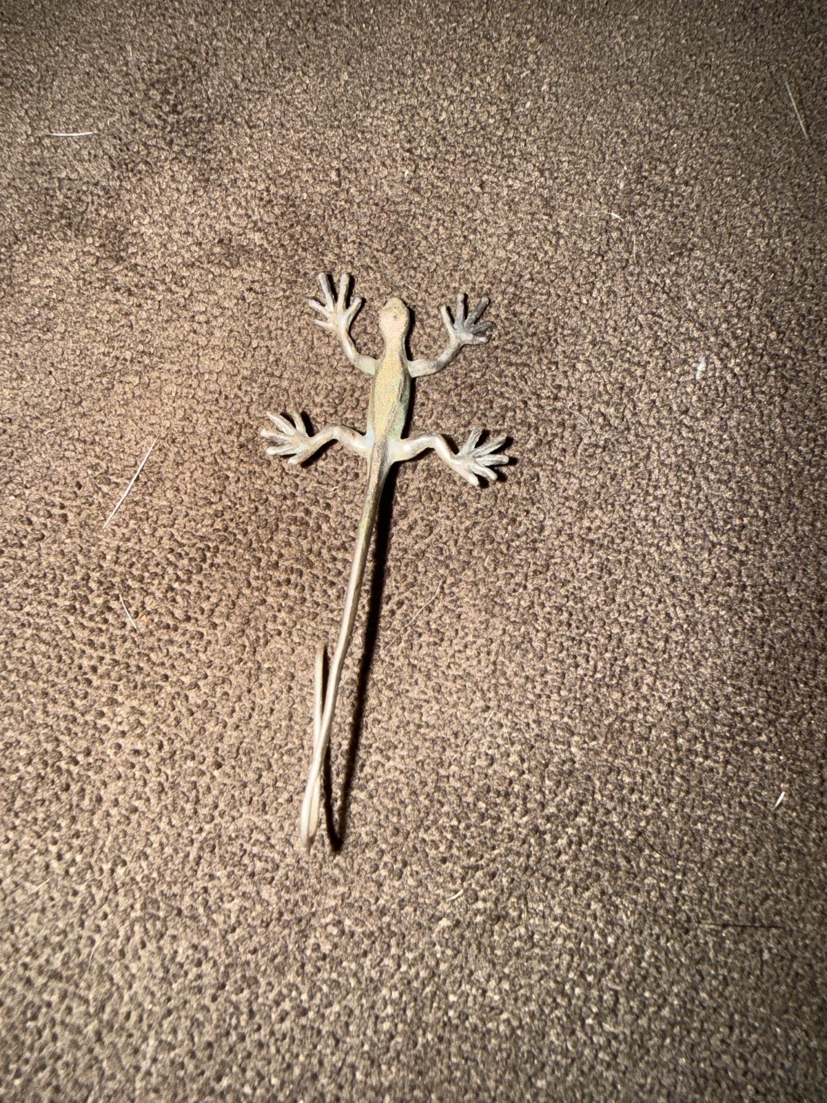 “Vintage Solid 925 Sterling Silver Lizard Gecko Bookmark Page Clip Signed DRS ©”