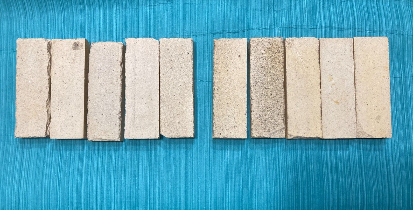 Victorian Buff Reclaimed Antique Border Tiles rectangular ( 3″x1″) 5 tiles