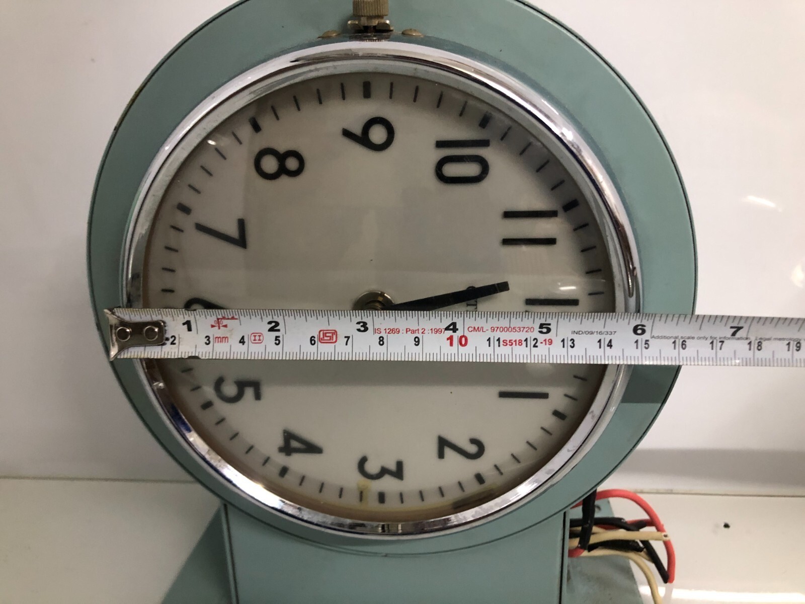 Citizen Double-Sided Industrial Wall Clock – Rare Retro School Clock – Japan