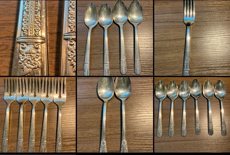Heirloom Wm A Rogers Oneida Stainless Silverplate Flatware 18 Piece
