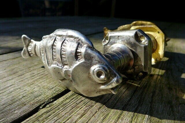 Vintage Beautiful Door Handle with Fish Shaped Handle Design Very Unique Set
