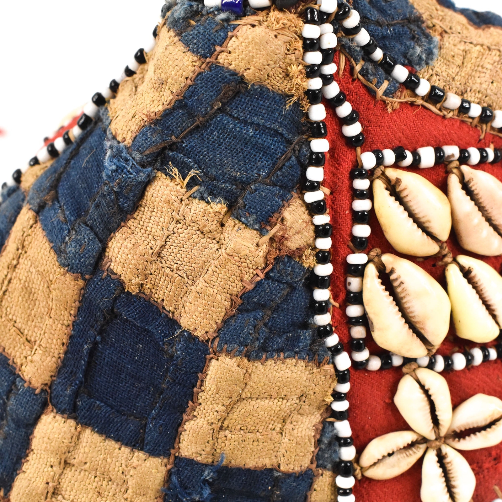 Kuba Beaded Noble’s Hat with Cowrie Shells Congo