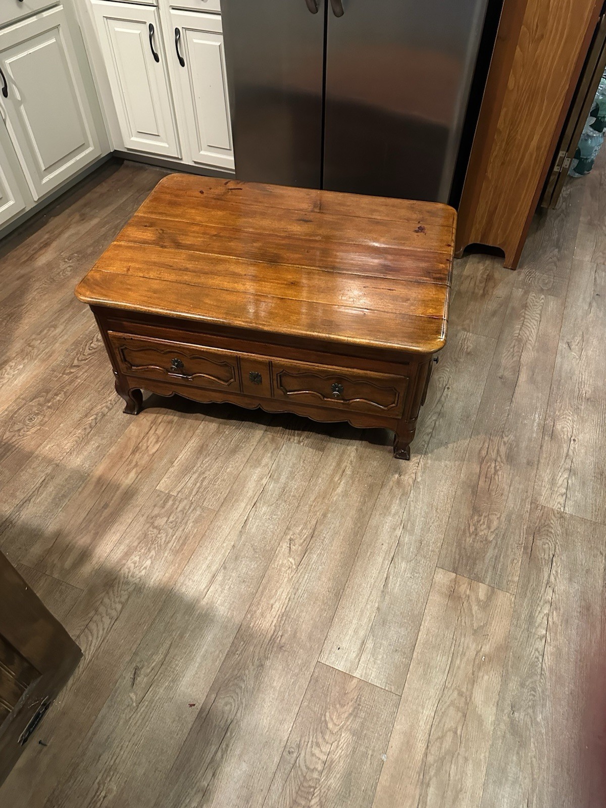 Unique Solid Wood Antique Coffee Table