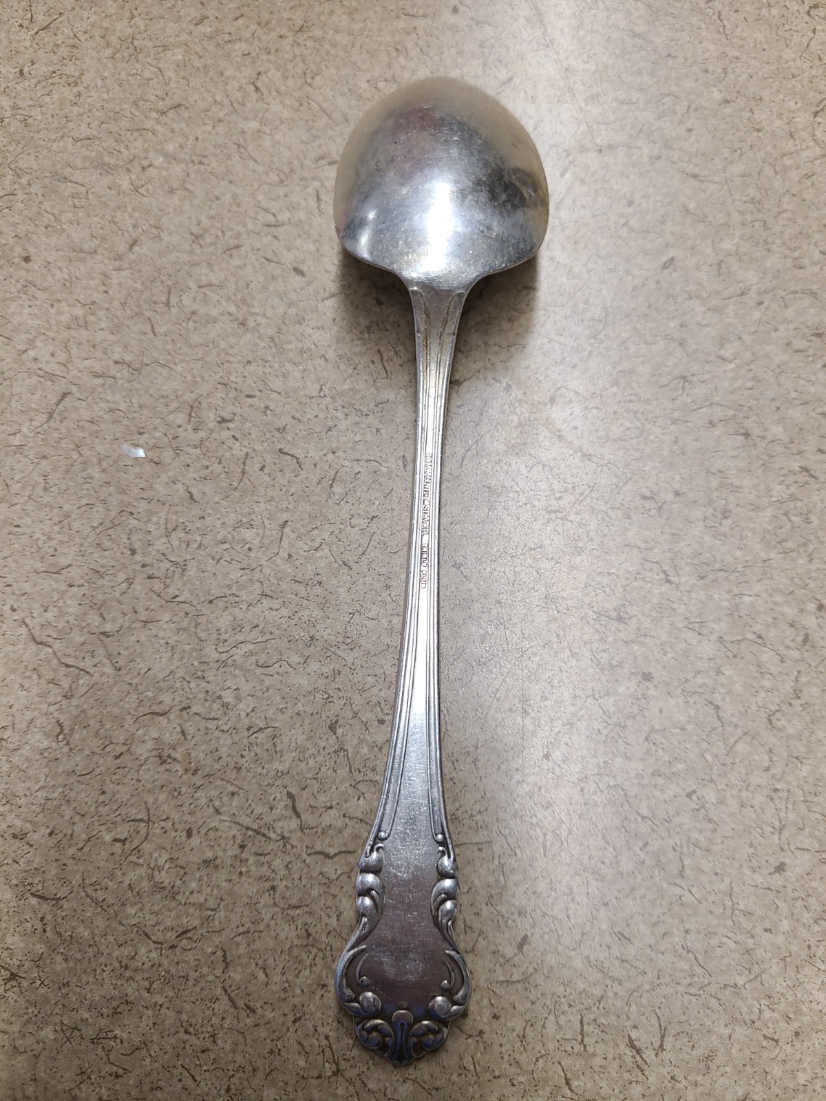Antique Community Silver Triple Plus “Avalon” Serving Spoon ~1904