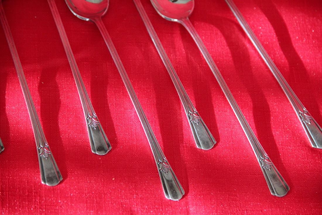12 International Silver Wm. Rogers – Sovereign Iced Tea Spoons 1939 Silverplate
